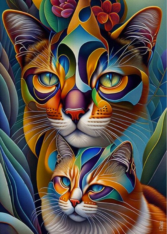🔥LAST DAY 80% OFF-Tribus Cats Jigsaw Puzzle