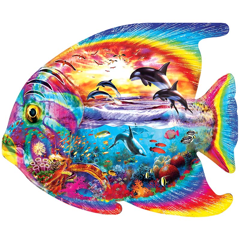 🔥Letzter Tag 80 % RABATT auf das Regenbogenfisch-Puzzle