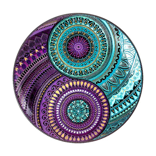 Cyan Ring Wooden Jigsaw Puzzle