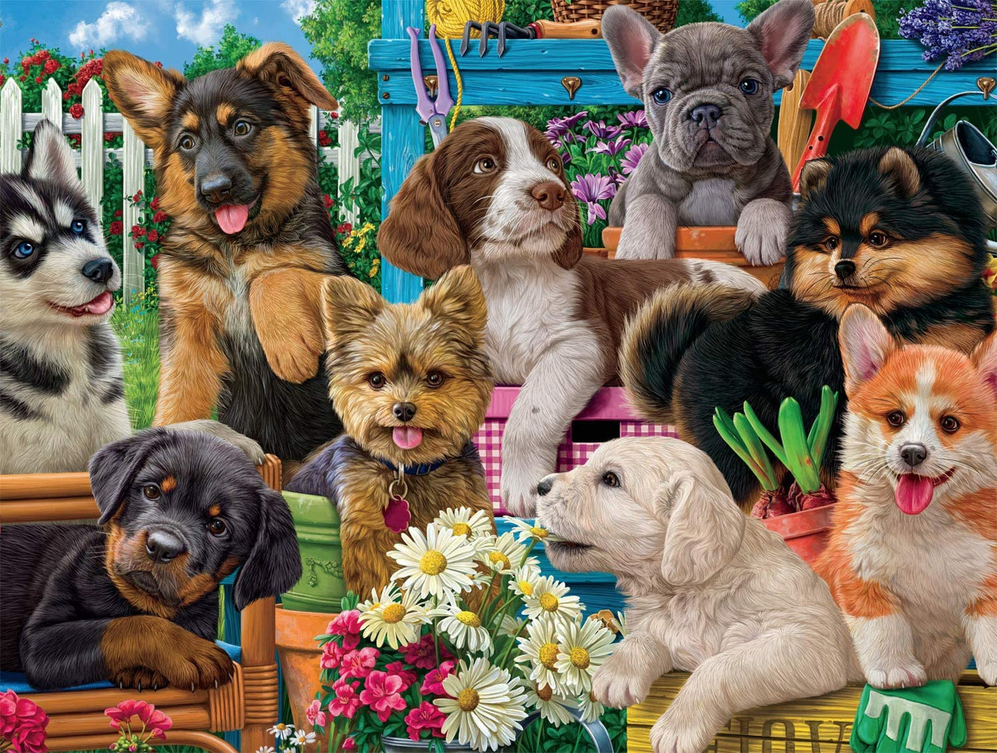 Puppy photo Wooden Jigsaw Puzzle
