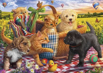 Picnic Pals Wooden Jigsaw Puzzle
