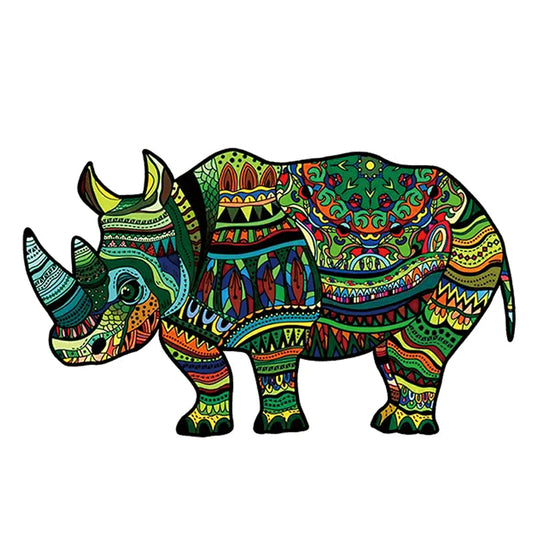 🔥SISTA DAG 80% RABATT - Green Rhino Puzzle