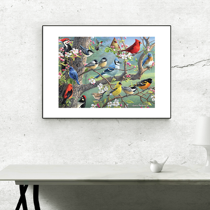 Birds in an Orchard Wooden Jigsaw Puzzle