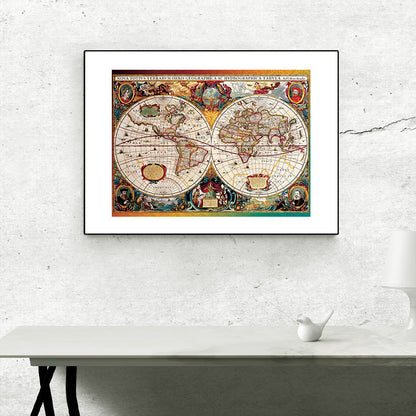 Antique Map Wooden Jigsaw Puzzle