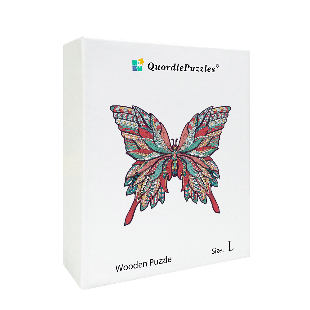 🔥LAST DAY 80% OFF-Red Butterfly Jigsaw Puzzle