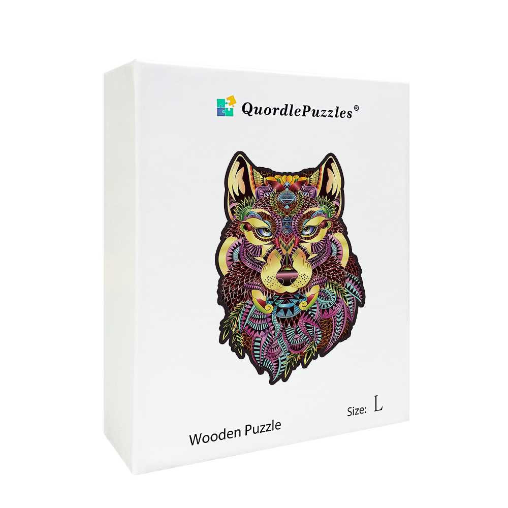 🔥LAST DAY 80% OFF-Brown Wolf Head Puzzle