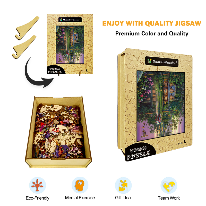 Golden Moments Wooden Jigsaw Puzzle