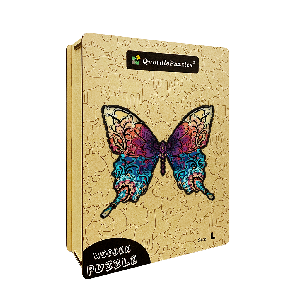 🔥 LETZTER TAG 80 % RABATT - Buntes Schmetterlingspuzzle